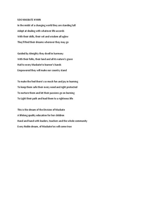 sdo lucena hymn lyrics